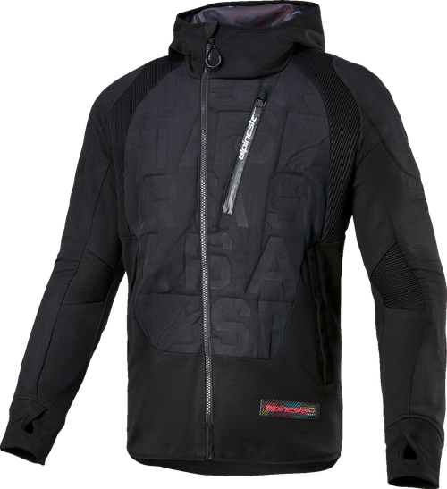 ALPINESTARS 4201824-10-4X MSE Hybrid Hooded Jacket - Black 4XL