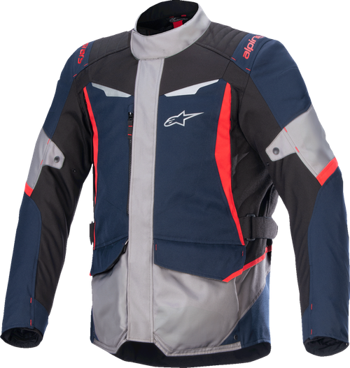 ALPINESTARS 3200625-7093-L ST-1 Waterproof Jacket - Dark Blue/Black/Bright Red Large