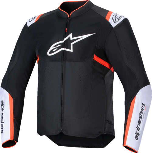 ALPINESTARS 3301025-1231-L T-SPS Air v2 Jacket - Black/White/Red Fluo Large