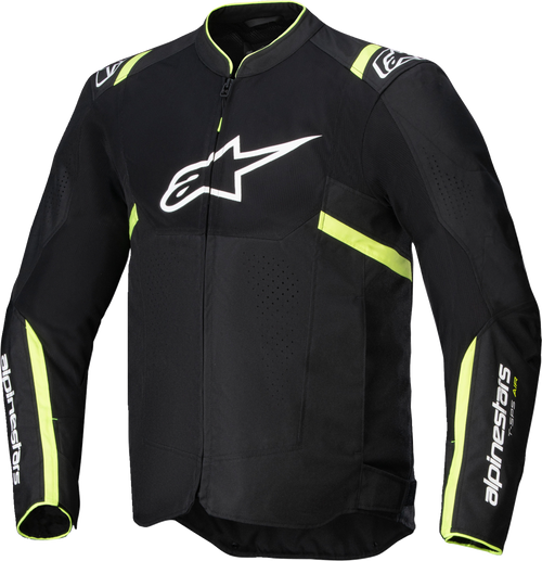 ALPINESTARS 3301025-155-2XL T-SPS Air v2 Jacket - Black/Yellow Fluo 2XL