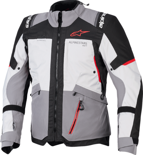 ALPINESTARS 3200526-9141-XL Andes v4 Drystar® Jacket - Dark Gray/Ice Gray/Black/Bright Red XL