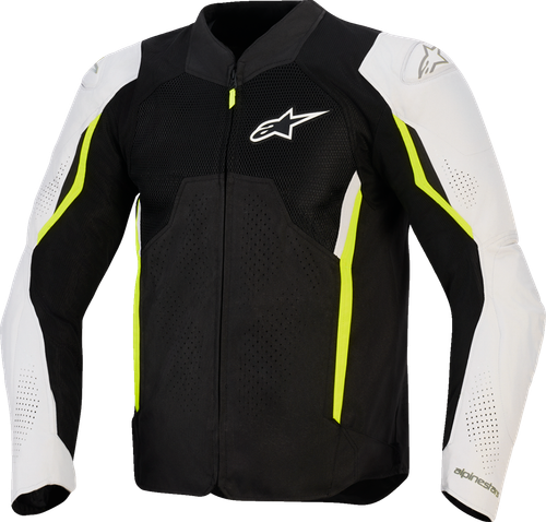 ALPINESTARS 3300426-159-3XL AST v3 Air Jacket - Black/Silver/Yellow Fluo 3XL