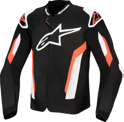 ALPINESTARS 3300626-1030-XL T-GP Air Jacket - Black/Red Fluo XL