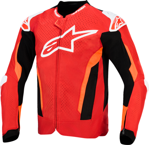 ALPINESTARS 3300626-3097-4XL T-GP Air Jacket - Bright Red/Red Fluo/Black 4XL