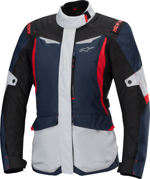 ALPINESTARS 3210325-7093-M Stella ST-1 Waterproof Jacket - Blue/Black/Red Fluo Medium