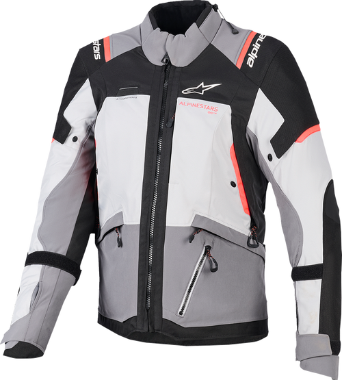 ALPINESTARS 3210126-9276-3X Stella Andes v4 Drystar® Jacket - Dark Gray/Ice Gray/Black/Coral 3XL