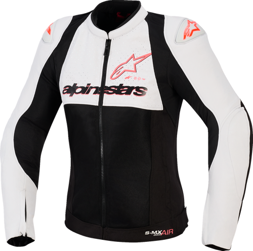 ALPINESTARS 3316523-9297-XS Stella SMX Air Jacket - Ice Gray/Black/Coral Fluo XS