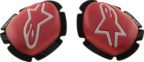 ALPINESTARS 6400226-32 GP Plus Knee Sliders - Red/White