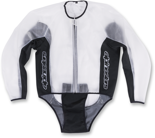 ALPINESTARS 3204917-01-S Racing Rain Jacket - Clear/Black Small