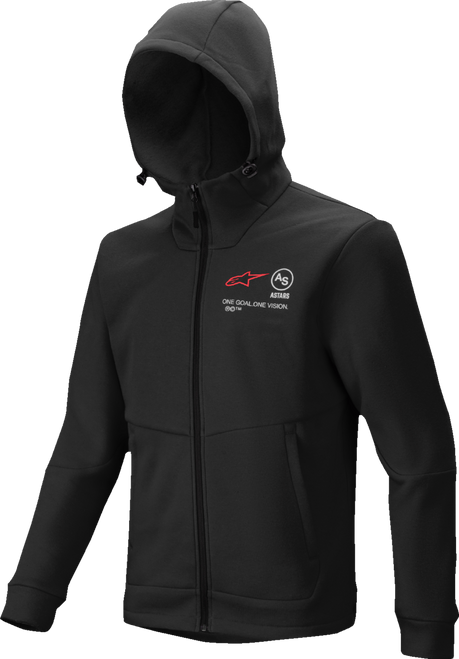 ALPINESTARS 3800125-10-XL Racer MX Fleece Hoodie - Black XL