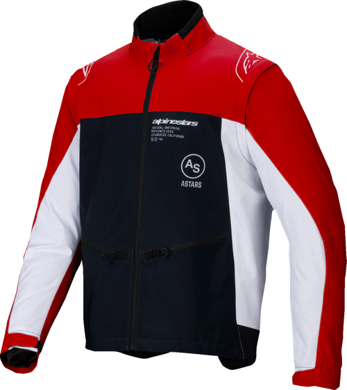 ALPINESTARS 3700225-1342-L Lite-Dura Softshell Jacket - Black/Red/White Large