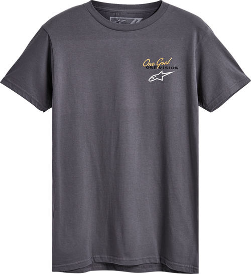 ALPINESTARS 123372150182XL Flagged T-Shirt - Charcoal 2XL