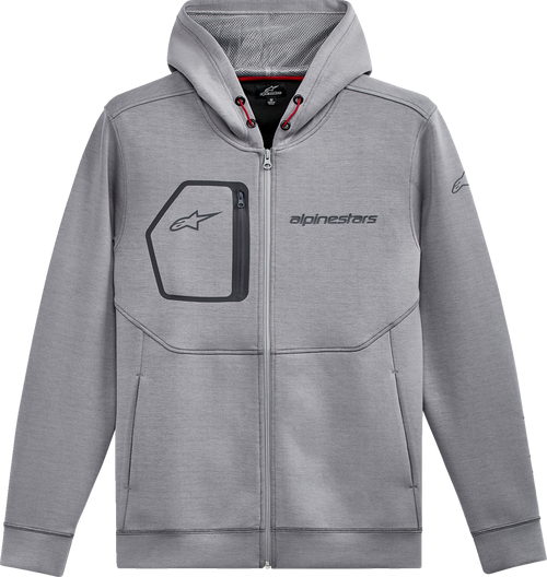 ALPINESTARS 12125302010262X Convex Tech Hoodie - Heather Gray 2XL