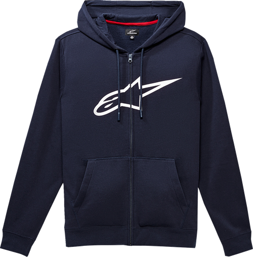 ALPINESTARS 1038530527020L Ageless II Zip Hoodie - Navy/White Large