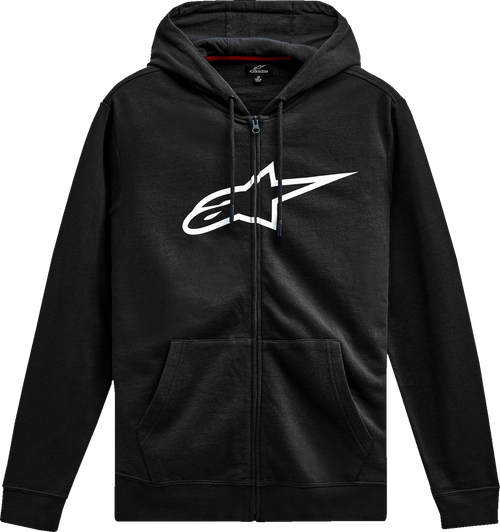 ALPINESTARS 1244-51490-1020-L Ageless V3 Zip Hoodie - Black/White Large
