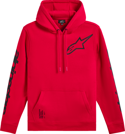 ALPINESTARS 1235-51405-30-2X Triple Pullover Hoodie - Red 2XL