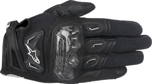ALPINESTARS 3567717-10-L SMX-2 Air Carbon V2 Leather Gloves - Black Large