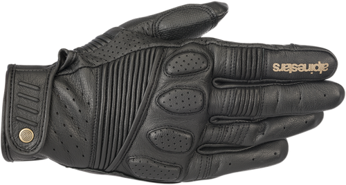 ALPINESTARS 3509018-1100-M OSCAR Crazy Eight Gloves - Black/Black Medium