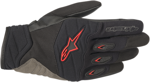 ALPINESTARS 3566318-13-2X Shore Gloves - Black/Red 2XL
