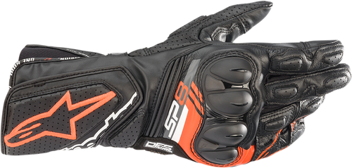 ALPINESTARS 3558321-1030-3X SP-8 V3 Gloves - Black/Fluo Red 3XL