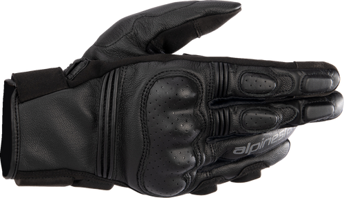 ALPINESTARS 3501723-1100-XL Phenom Leather Gloves - Black/Black XL