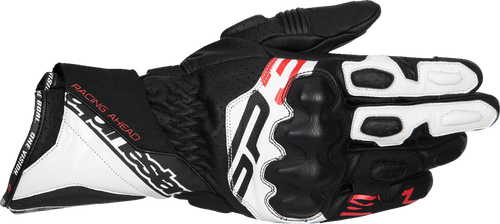 ALPINESTARS 3550925-1231-XL SP-3 Gloves - Black/White/Fluo Red XL