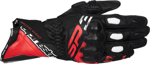 ALPINESTARS 3550925-1342-2X SP-3 Gloves - Black/Bright Red/White 2XL
