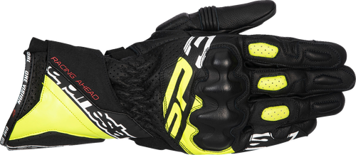 ALPINESTARS 3550925-158-S SP-3 Gloves - Black/Fluo Yellow/White Small