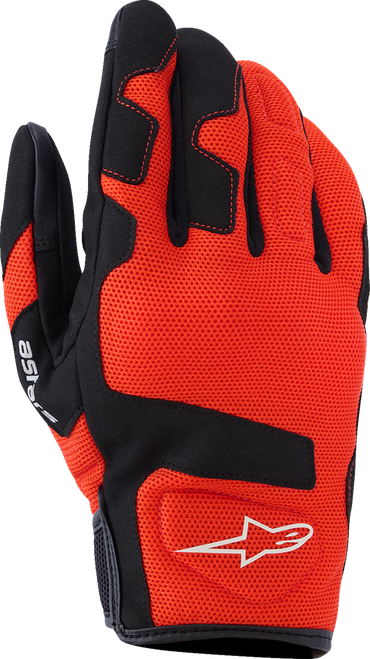 ALPINESTARS 3560926-3184-M Ignite Gloves - Red Tangerine/Black Medium