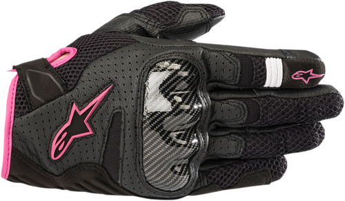 ALPINESTARS 3590518-1039-XL Stella SMX-1 Air V2 Gloves - Black/Fuchsia XL