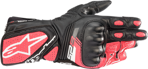 ALPINESTARS 3518321-1832-XS Stella SP-8 V3 Gloves - Black/White/Diva Pink XS