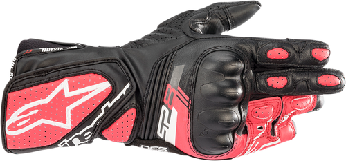 ALPINESTARS 3518321-1832-L Stella SP-8 V3 Gloves - Black/White/Diva Pink Large