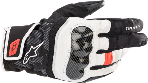 ALPINESTARS 3527421-1231-S SMX Z Drystar® gloves - Black/White/Fluo Red Small