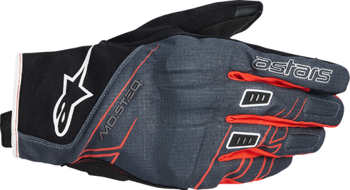ALPINESTARS 3520226-148-M Moblast WP Gloves - Black/Anthracite/Orange Medium