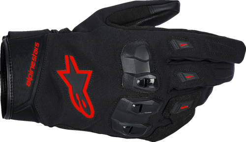 ALPINESTARS 3520126-1030-XL SP X Z WP Gloves - Black/Fluo Red XL