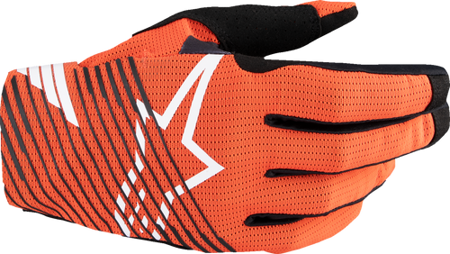 ALPINESTARS 3560325-420-2XL Radar Pro MX Gloves - Hot Orange 2XL