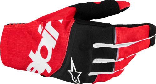 ALPINESTARS 3560125-1303-L Techstar MX Gloves - Black/Bright Red Large