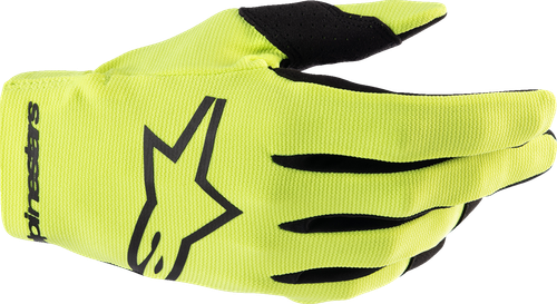 ALPINESTARS 3541824-551-L Youth Radar Gloves - Fluo Yellow/Black Large