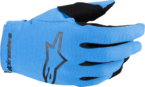 ALPINESTARS 3541824-713-M Youth Radar MX Gloves - Blue/Black Medium