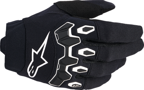 ALPINESTARS 3540226-12-S Youth Full Bore V2 Gloves - Black/White Small