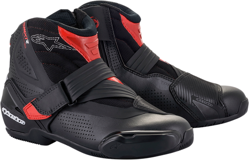 ALPINESTARS 2224021-13-43 SMX1-R V2 Vented Boots - Black/Red US 9 / EU 43