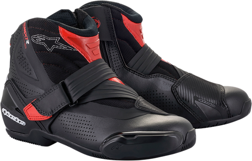 ALPINESTARS 2224021-13-44 SMX1-R V2 Vented Boots - Black/Red US 9.5 / EU 44