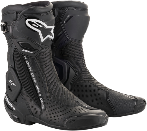 ALPINESTARS 2221119-10-42 SMX Plus Vented Boots - Black US 8 / EU 42