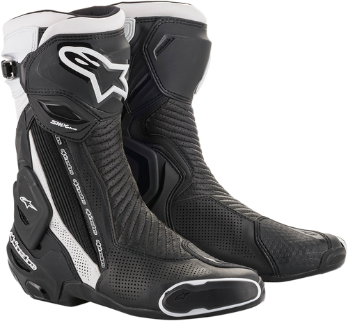 ALPINESTARS 2221119-12-47 SMX Plus Vented Boots - Black/White US 12 / EU 47