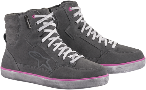 ALPINESTARS 2542220909510.5 J-6 Waterproof Women's Shoes - Gray/Pink US 10.5