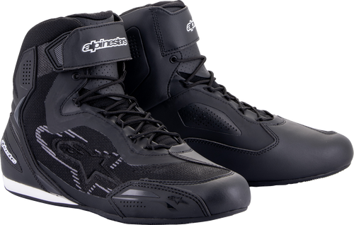 ALPINESTARS 2510319-111-14 Faster-3 Rideknit® Shoes - Black/Gray US 14 / EU 48