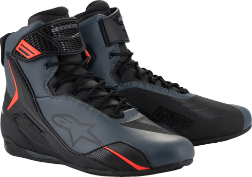 ALPINESTARS 2510425-1130-79 Faster-4 Shoes - Black/Gray/Red US 8.5