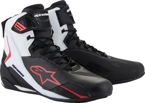 ALPINESTARS 2510425-123-115 Faster-4 Shoes - Black/White/Red US 11.5