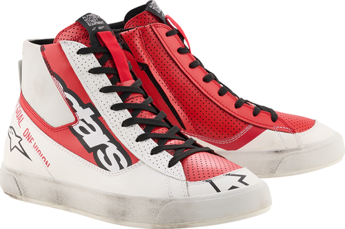 ALPINESTARS 2541326-2230-7 Stated Flair Shoes - White/Bright Red US 7