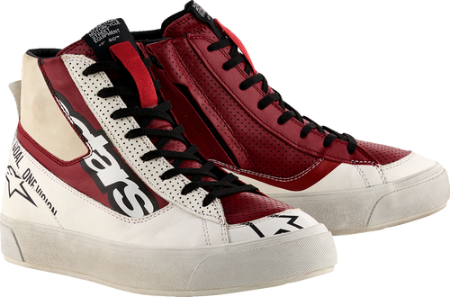 ALPINESTARS 2541426-2066-7 Stella Stated Flair Shoes - White/Rio Red US 7